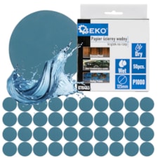 GEKO PAPIER ŚCIERNY WODNY – KRĄŻEK NA RZEP 125MM P1000