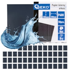 GEKO PAPIER ŚCIERNY WODNY – ARKUSZ 230X280MM P600