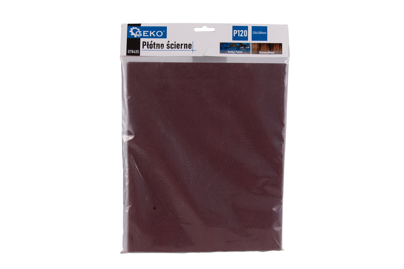 GEKO PŁÓTNO ŚCIERNE – ARKUSZ 230X280MM P120