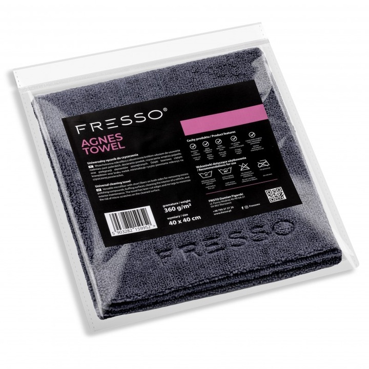 FRESSO AGNES TOWEL MIKROFIBRA 40X40