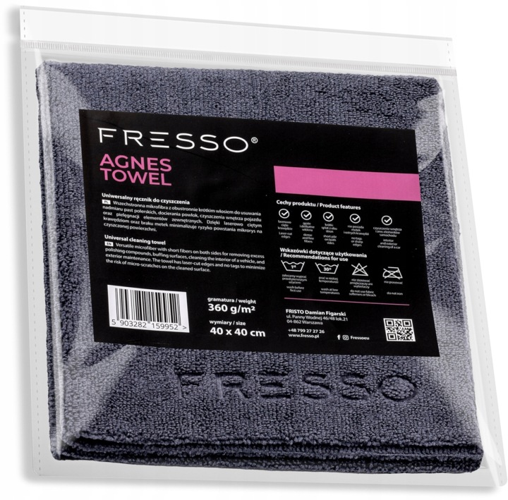 FRESSO AGNES TOWEL MIKROFIBRA 40X40