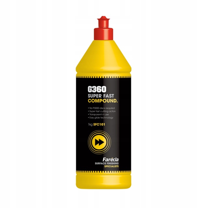 FARECLA G360 SUPER FAST COMPOUND PASTA POLERSKA W PŁYNIE 1 KG