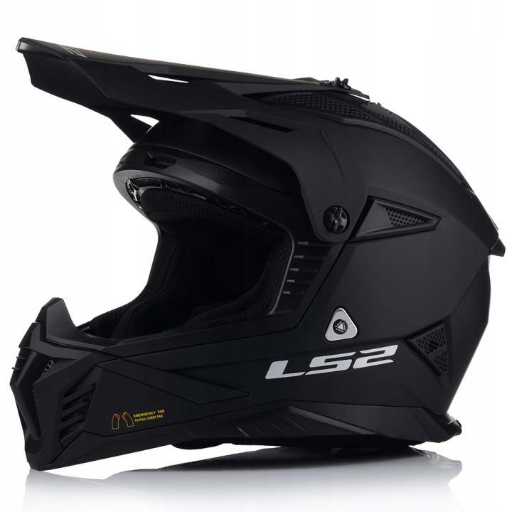 KASK LS2 MX708 FAST II SOLID MATT BLACK M 57-58 CM