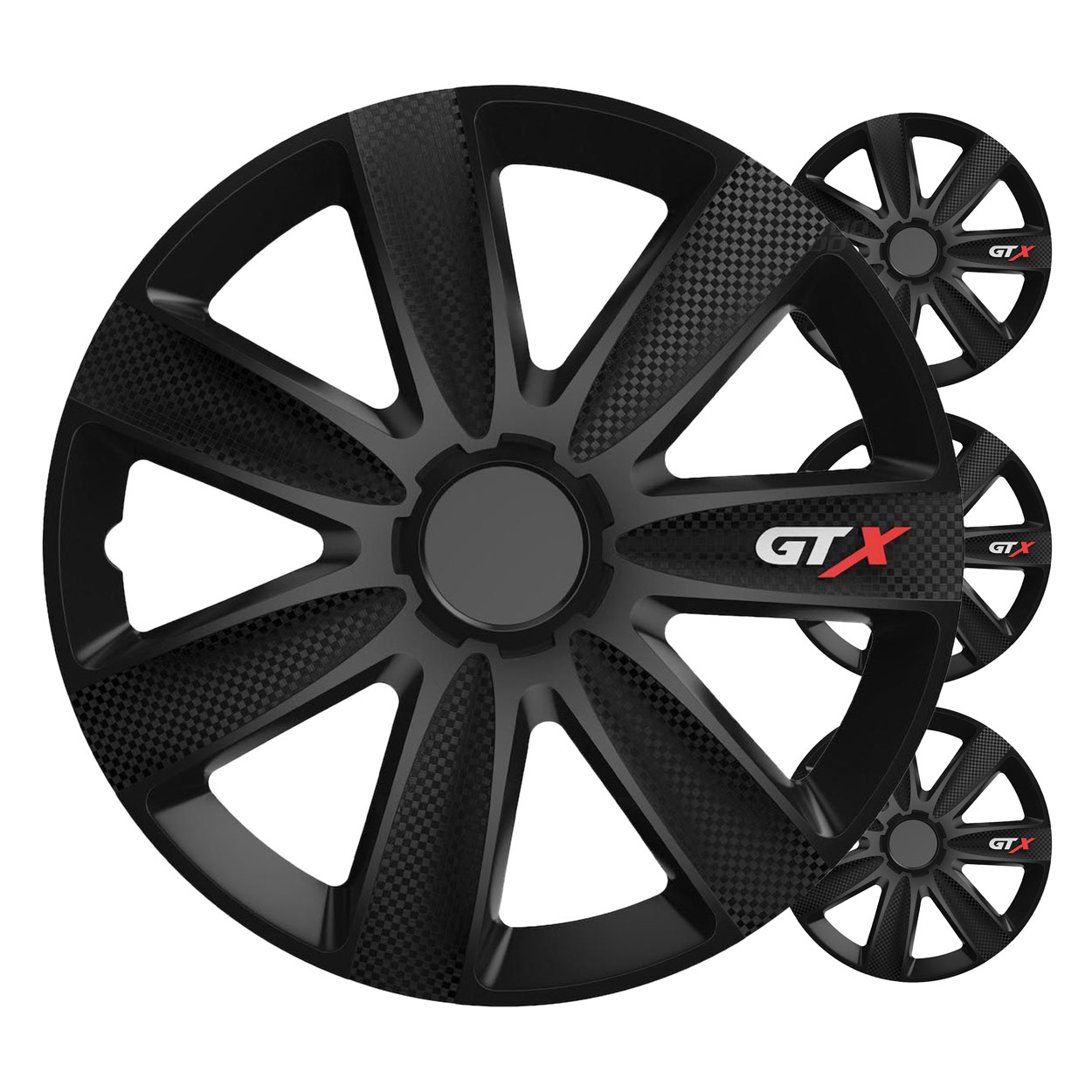 KOŁPAKI AMIO 16'' GTX CARBON BLACK COLOUR BOX