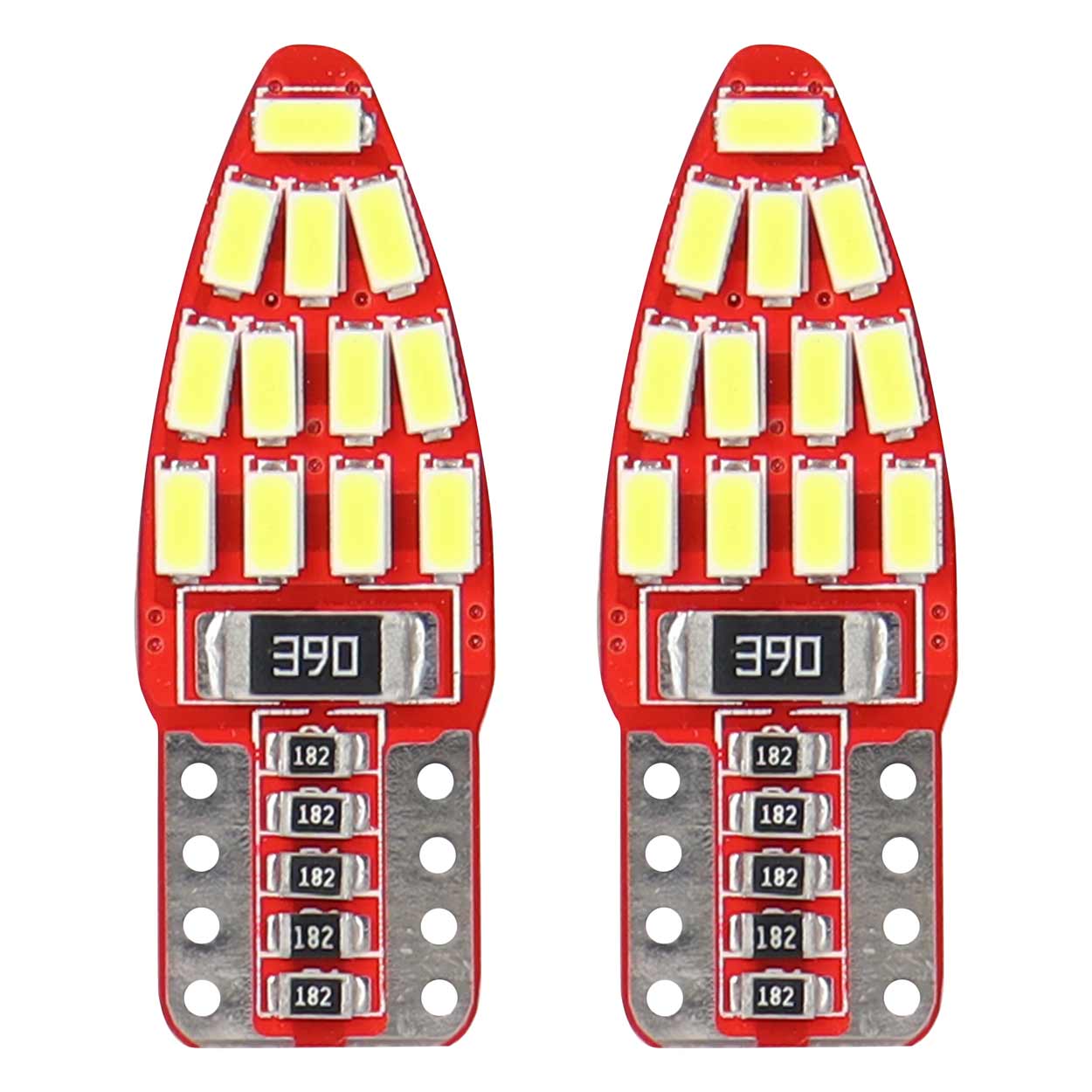 AMIO ŻARÓWKI LED CANBUS 24SMD 3014 T10E W5W WHITE 12V