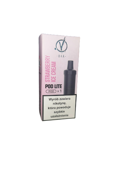 Vbar Cubo Lite kartridż 2ml 20mg - Strawberry Ice Cream