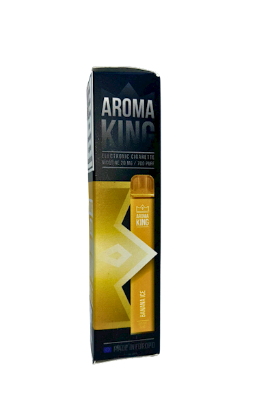 Aroma King Q-Bar 700+ E-Papieros jednorazowy - Smak : Banana Ice
