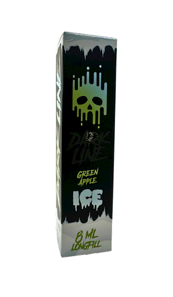 Longfill Dark Line Ice 8/60ml - Green Apple