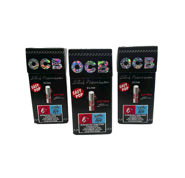 OCB Filtry Extra Slim Box 15x5,7 mm 120 sztuk