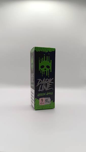 LIQUID DARK LINE - GREEN APPLE 10ML 3MG
