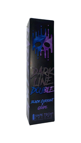 Longfill Dark Line Double 8/60ml - Black Currant Grape