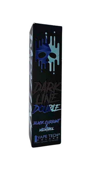 Longfill Dark Line Double 8/60ml - Black Currant Menthol