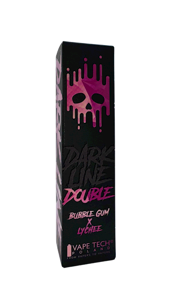 Longfill Dark Line Double 8/60ml - Bubble Gum Lychee