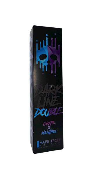 Longfill Dark Line Double 8/60ml - Grape Menthol