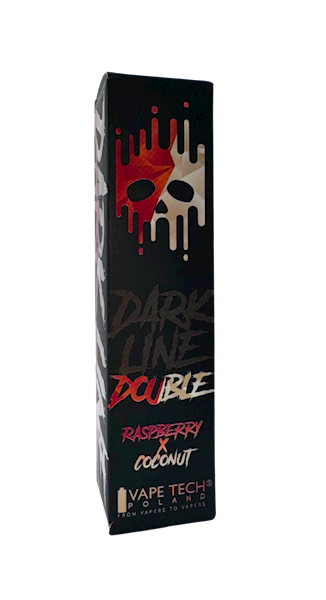 Longfill Dark Line Double 8/60ml - Raspberry Coconut