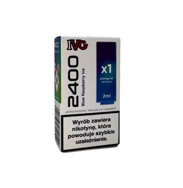 IVG 2400 Pod Blue Raspberry Ice 20mg 2ml