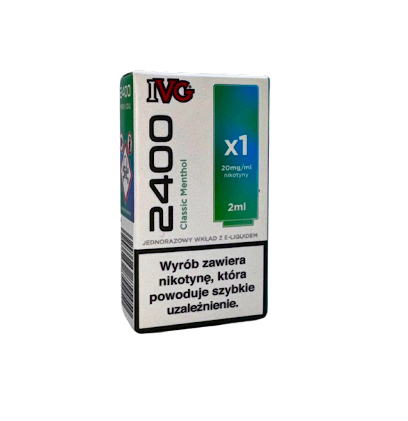 IVG 2400 Pod Classic menthol 20mg 2ml