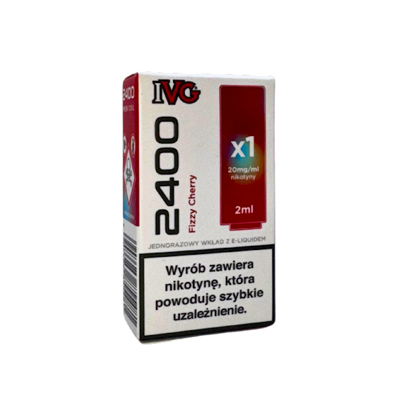 IVG 2400 Pod Fizzy Cherry 20mg 2ml