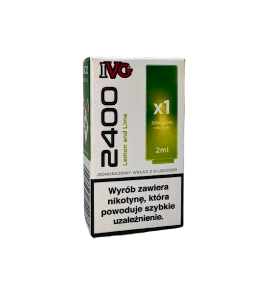 IVG 2400 Pod Lemon & Lime 20mg 2ml