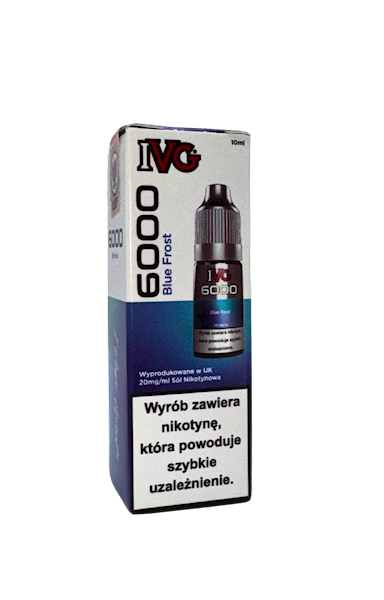 IVG 6000 Nicotine Salt  Blue Frost 20 MG 10ml