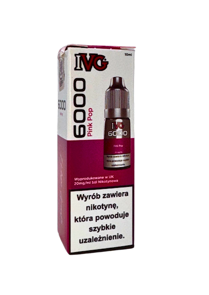 IVG 6000 Nicotine Salt Pink Pop 20 MG 10ml