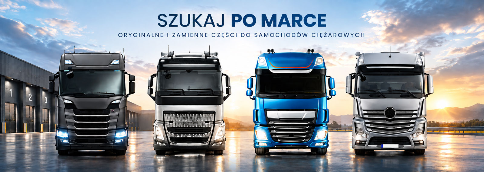 Części do samochodów ciężarowych Scania, Volvo, DAF i Mercedes-Benz