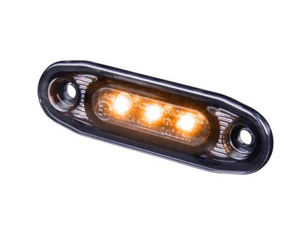 LAMPA OBRYSOWA DARK NIGHT POMARAŃCZ 3-LED