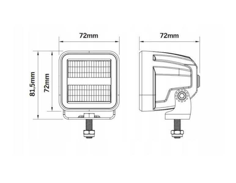 LAMPA ROBOCZA POZYCJE SIBERIA QUBE 4800Lm 37W