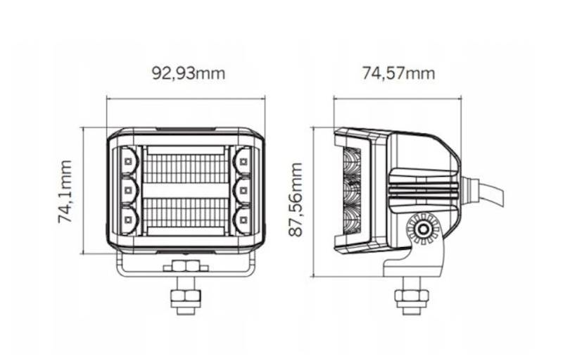 LAMPA ROBOCZA KOGUT RED FOX SIBERIA SIDE SHOOTER