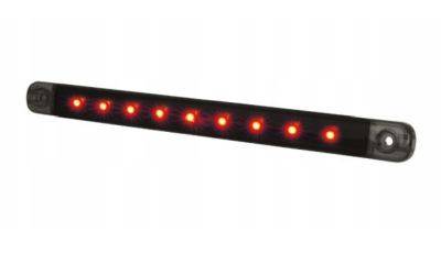 LAMPA POZYCYJNA CZERWONA SLIM STRANDS 9-LED 12/24V