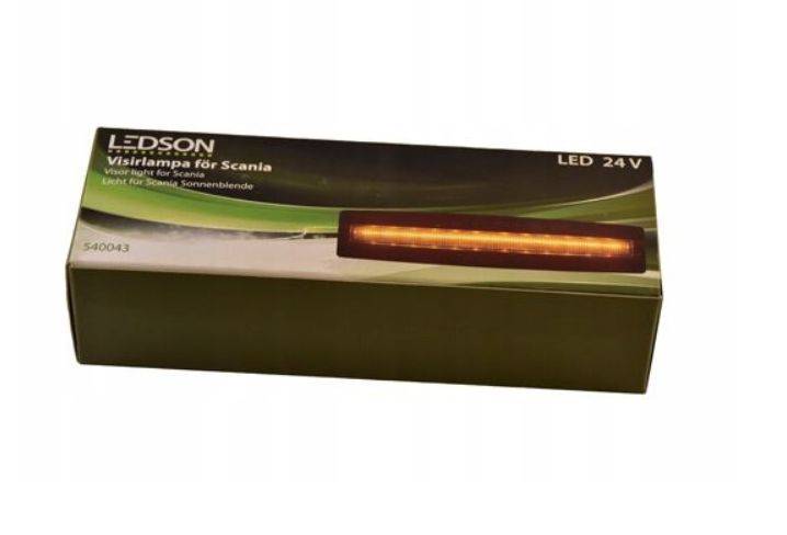 LAMPA OBRYSOWA LEDSON SCANIA POMARAŃCZ
