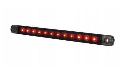 LAMPA POZYCJA/STOP SLIM STRANDS CZERWONA 12/24V