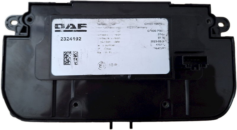 PANEL STEROWANIE KLIMY NAGRZEWNICY DAF XF106 