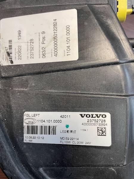LAMPA HALOGEN LED VOLVO FH5 --> LEWY