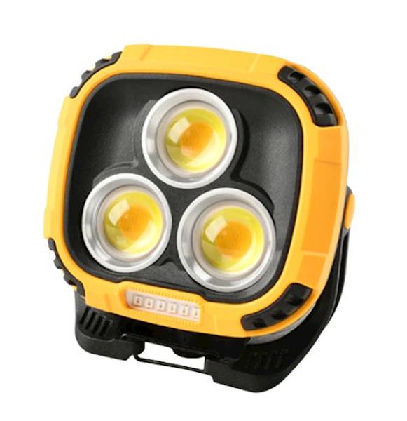 LAMPA ROBOCZA WARSZTATOWA 3-LED 3000Lm USB