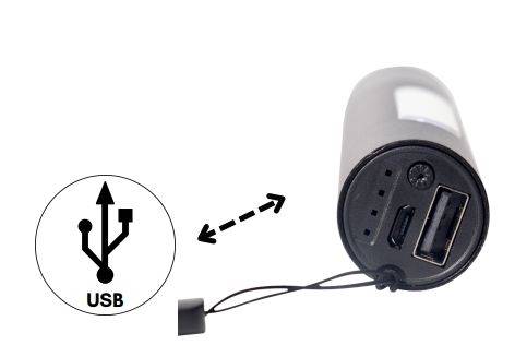 LATARKA TAKTYCZNA LED 200Lm 5 FUNKCJI