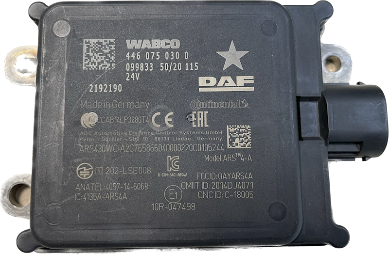 RADAR TEMPOMAT DAF XF106 XF XG XG+ XD EURO6