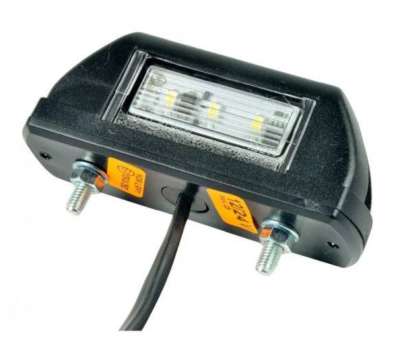 LAMPKA OŚWIETLENIA TABLICY REJ. LED 12/24V BIAŁA