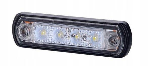 LAMPA OBRYSOWA LED DASZKA MAN 12/24V --> BIAŁA