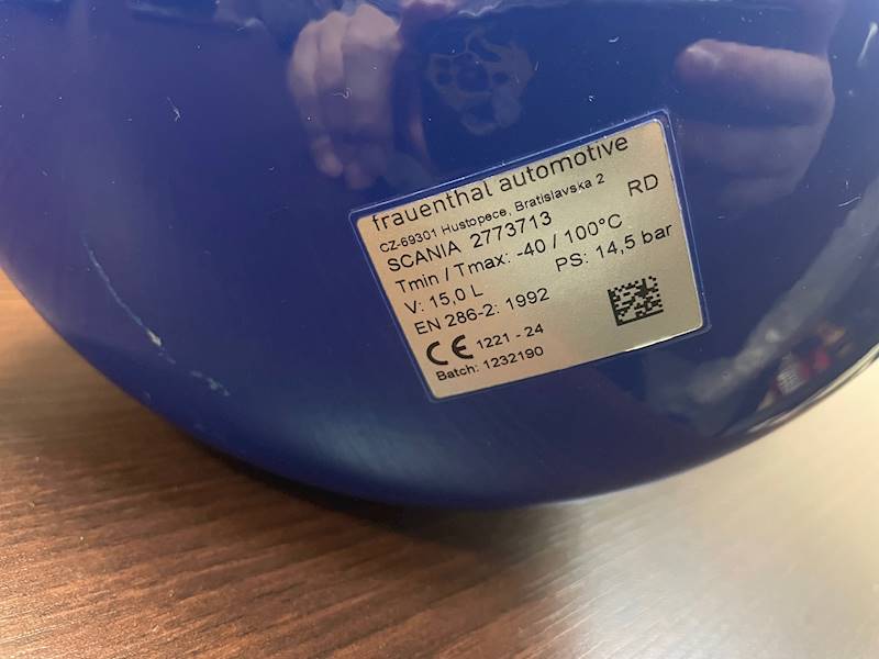 ZBIORNIK POWIETRZA 15L SCANIA R S P G 4 