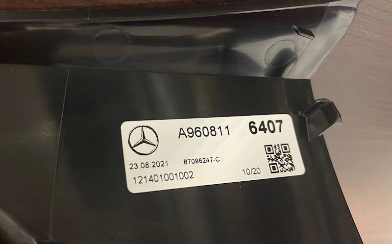 OSŁONA ZAŚLEPKA MASKOWNICA KAMERY MERCEDES MP4