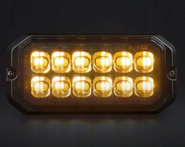 LAMPA OSTRZEGAWCZA DARK KNIGHT STROBE LIGHT 12 LED