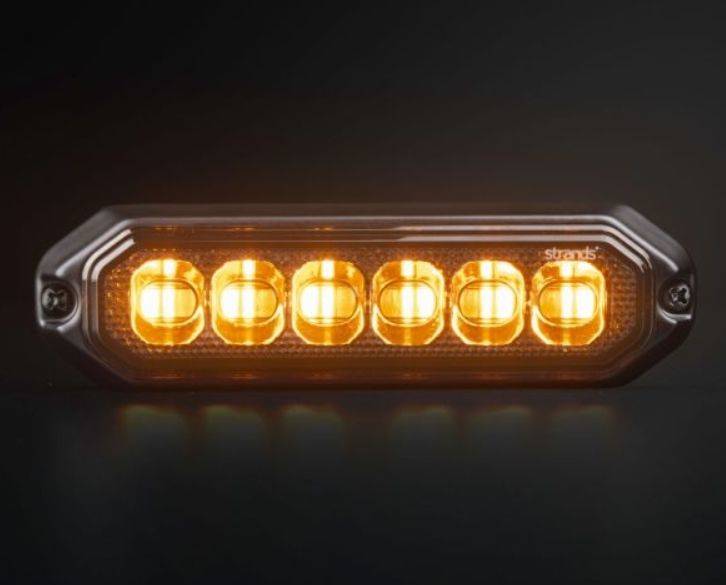 LAMPA OSTRZEGAWCZA DARK KNIGHT STROBE LIGHT 6 LED