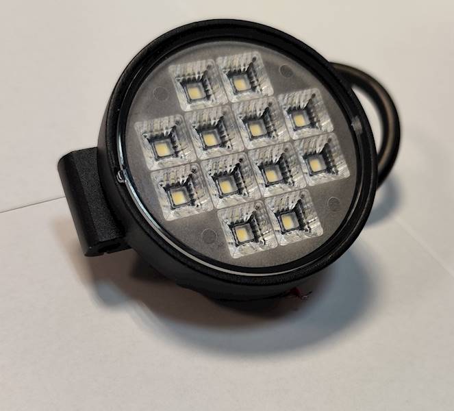 LAMPA ROBOCZA SZPERACZ OKRĄGŁY 12 LED 12W