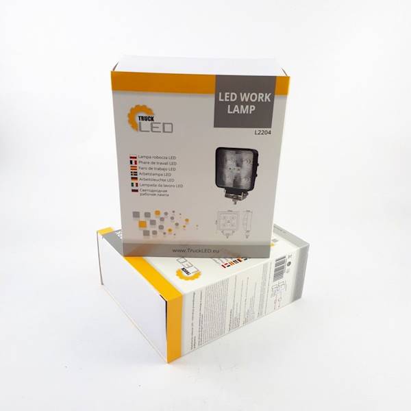 LAMPA ROBOCZA SZPERACZ KWADRATOWY 5 LED 14W