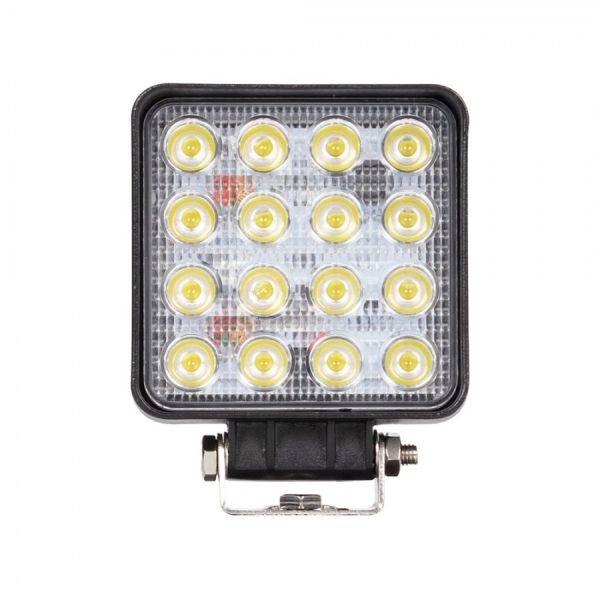 LAMPA ROBOCZA SZPERACZ KWADRATOWA 16 LED 43W