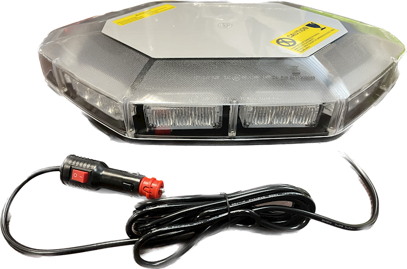 LAMPA BŁYSKOWA OSTRZEGAWCZA KOGUT NA MAGNES 30 LED
