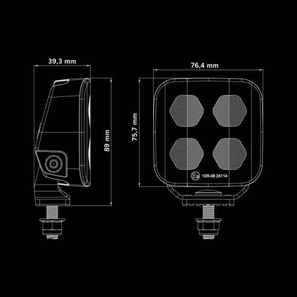 LAMPA ROBOCZA SZPERACZ UNITY EDGE 20W 2280Lm