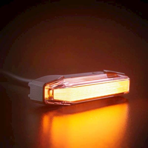 LAMPA OBRYSOWA BIAŁA POMARAŃCZOWA SEE ME STRANDS
