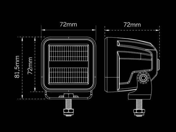 LAMPA ROBOCZA HALOGEN SIBERIA XP QUBE 3150Lm